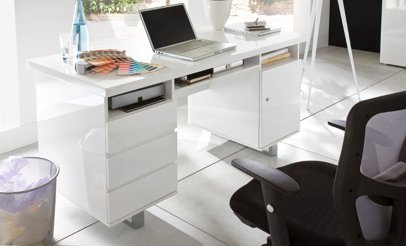 Schreibtische wei