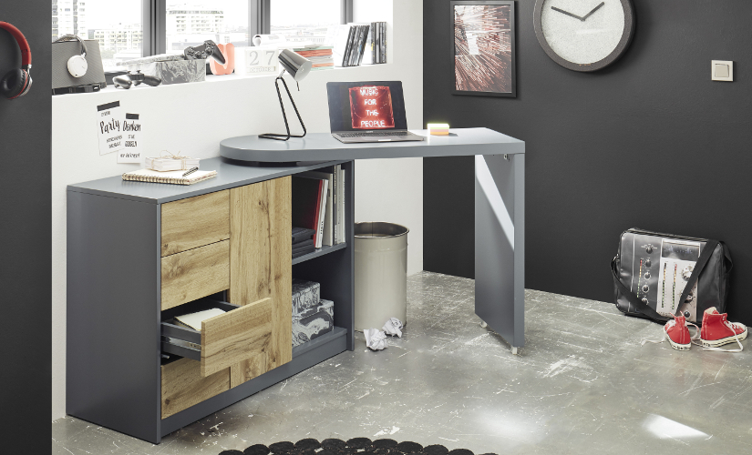 Schreibtische mit Schubladen