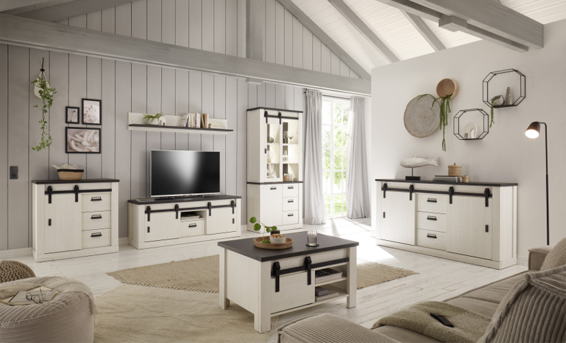 Wohnprogramm Stove weiß Pinie