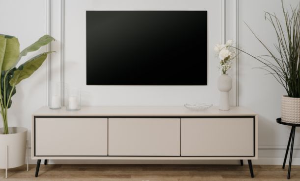 TV Lowboard in Trendfarbe