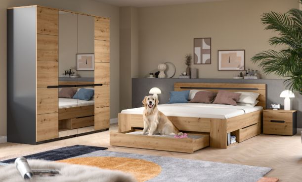 Schlafzimmerprogramm Cooper Eiche