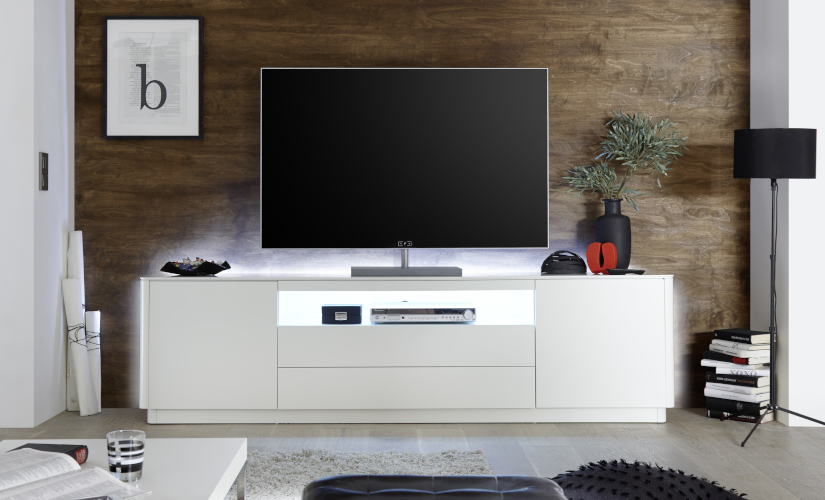 TV Lowboard weiß