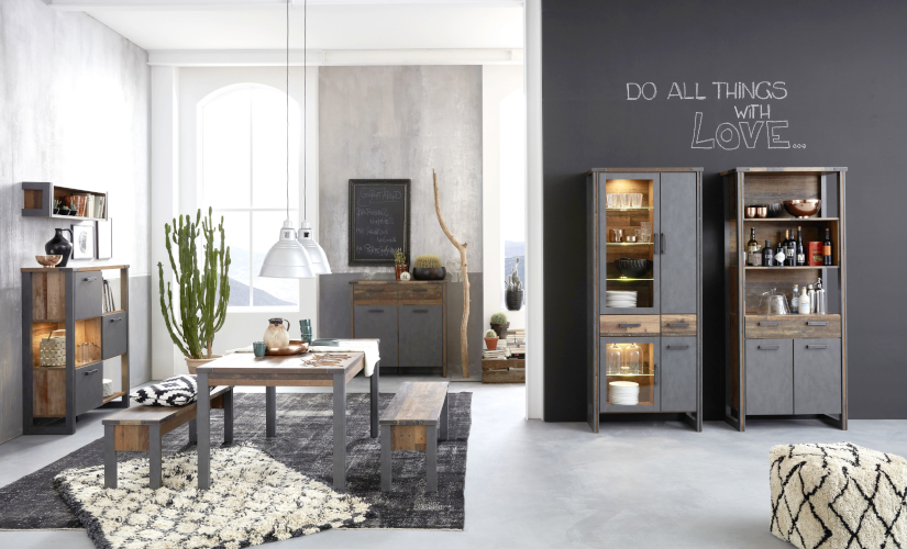 Esszimmer im Shabby Chic Stil