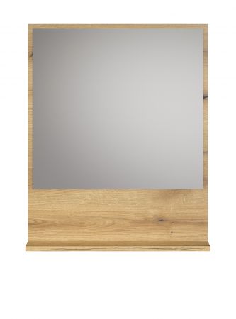 Badezimmer Spiegel Bliss in Evoke Eiche Badspiegel mit Ablage 60 cm