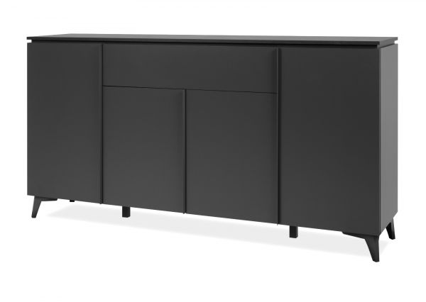 Sideboard Visby in grau und Schiefer Wohn- und Esszimmer Kommode 177 x 92 cm