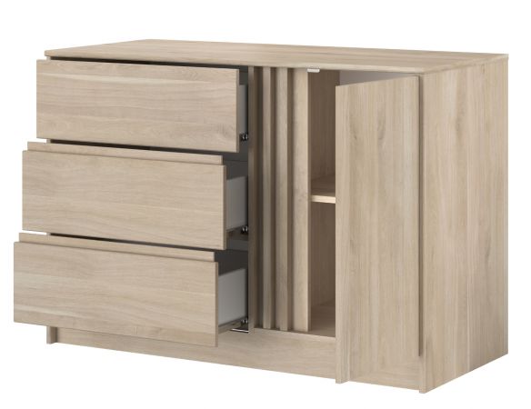 Parisot Schlafzimmer komplett Set Escale26 in Eiche japanisch Bett 160 x 200 cm