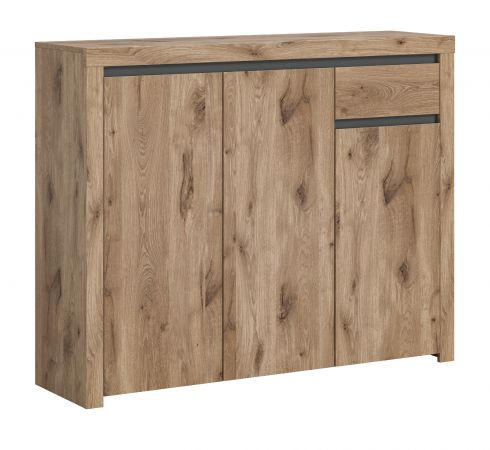Kommode Legano in Nox Eiche Sideboard 131 x 105 cm