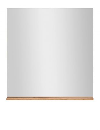Garderobenspiegel Center in Wotan Eiche Wandspiegel mit Ablage 75 x 80 cm
