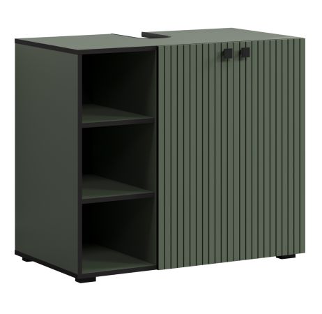 Waschtisch Set Bliss in grn Komplett-Set mit Waschbecken 90 cm