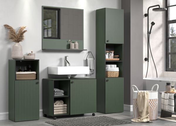 Badmbel Set Bliss in grn Badkombination 2-teilig 90 x 186 cm