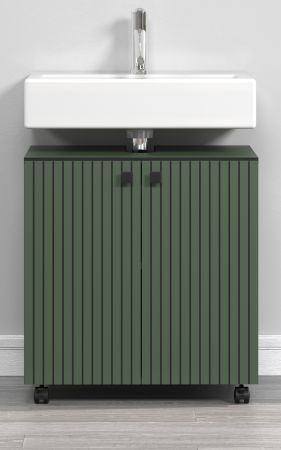 Waschbeckenunterschrank Bliss in grn Badschrank 60 cm
