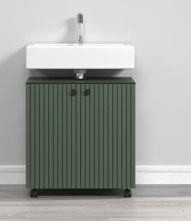 Waschbeckenunterschrank Bliss in grn Badschrank 60 cm