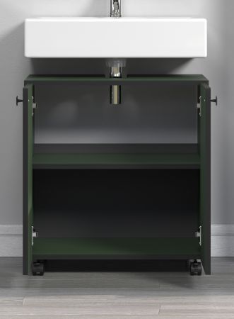 Waschbeckenunterschrank Bliss in grn Badschrank 60 cm