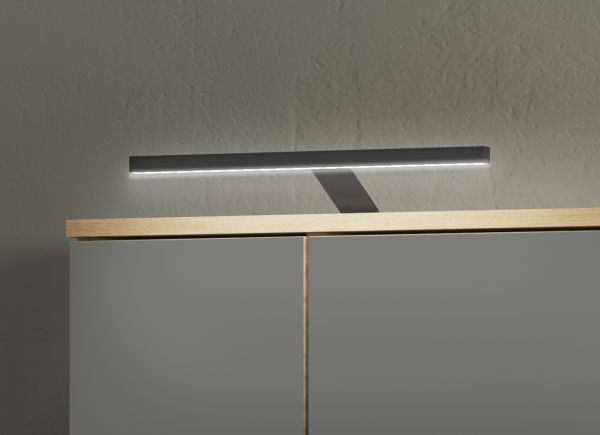 Badmbel Set 2-teilig Torsby in wei und Evoke Eiche Badkombination 60 cm