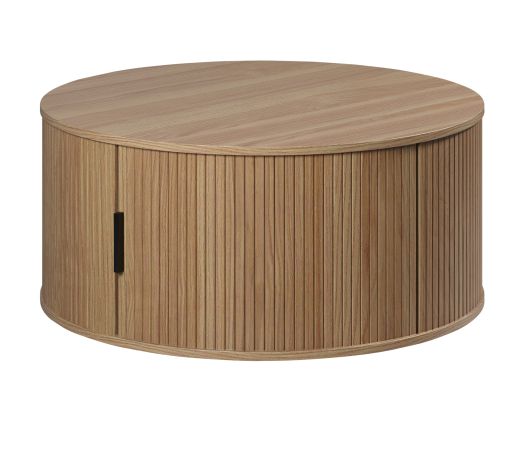Couchtisch Ronin in Eiche Beistelltisch rund 80 cm