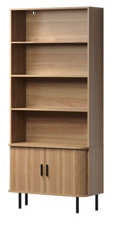 Regalschrank Ronin in Eiche Bcherregal 80 x 172 cm