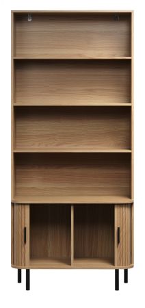 Regalschrank Ronin in Eiche Bcherregal 80 x 172 cm