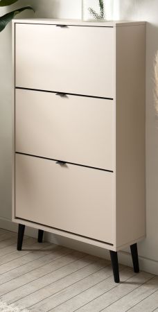 Schuhschrank Aldan in samt Schuhkipper 70 x 125 cm
