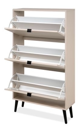 Schuhschrank Aldan in samt Schuhkipper 70 x 125 cm