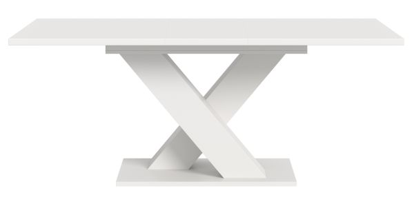 Esstisch Home-X in wei Tisch ausziehbar 150 - 190 cm