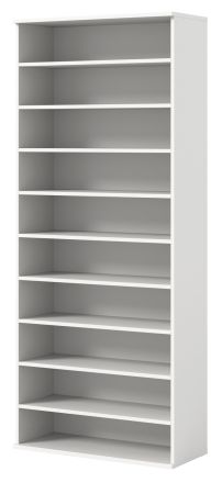 Schuhregal SystemX in wei Flur Diele Regal 80 x 193 cm