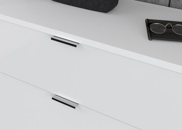 Garderobe Set 5-teilig SystemX in wei Hochglanz Garderobenkombination 153 cm
