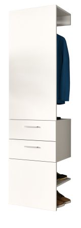 Garderobe Carry in wei Kompaktgarderobe 52 x 190 cm