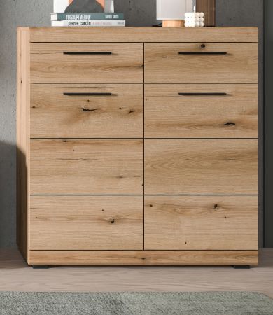 Schuhschrank Shawn in Evoke Eiche Flurkommode 90 x 96 cm