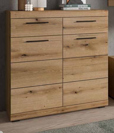 Schuhschrank Shawn in Evoke Eiche Flurkommode 90 x 96 cm