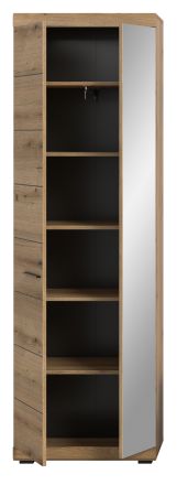Garderobenschrank Shawn in Evoke Eiche Garderobe oder groer Schuhschrank mit Spiegel 62 x 197 cm