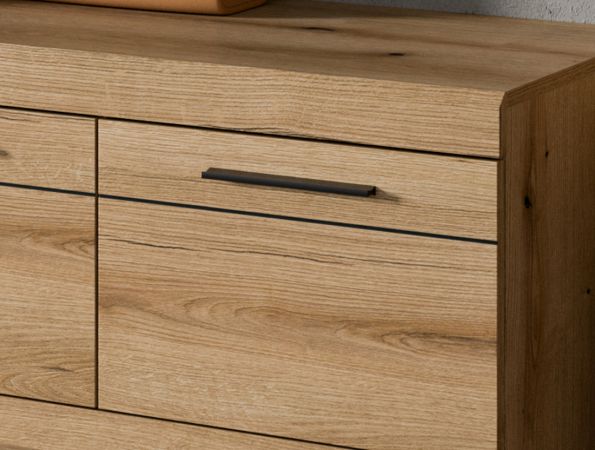 Garderobe Sitzbank Shawn in Evoke Eiche Garderobenbank 90 x 44 cm