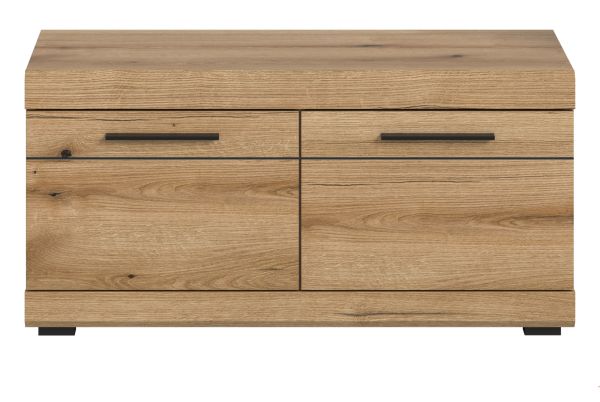 Garderobe Sitzbank Shawn in Evoke Eiche Garderobenbank 90 x 44 cm