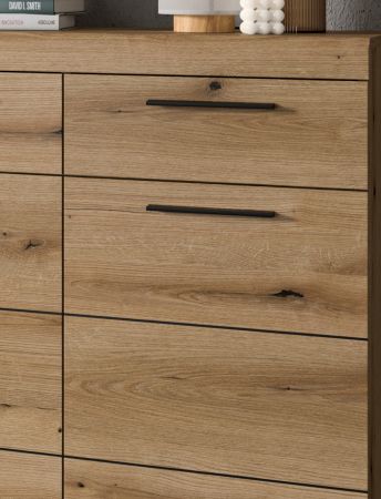 Garderobe Set 4-teilig Shawn in Evoke Eiche Garderobenkombination 195 x 197 cm