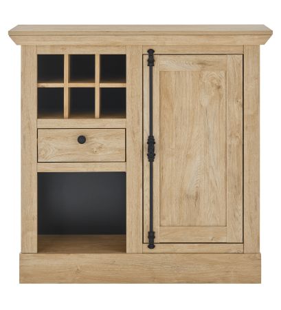 Kommode Dorset in Eiche Gold Landhaus Highboard 105 x 103 cm, Soft-Close