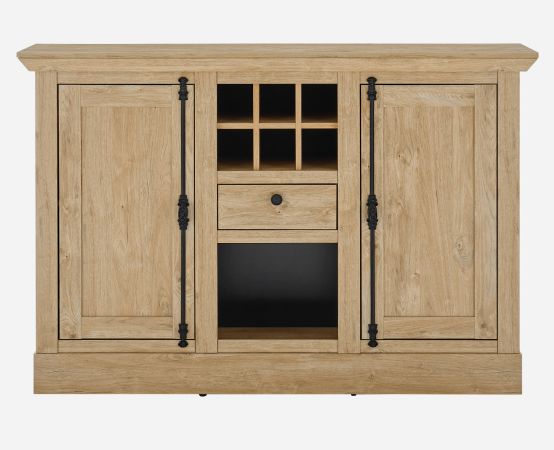 Sideboard Dorset in Eiche Gold Landhaus Kommode 152 x 103 cm, Soft-Close
