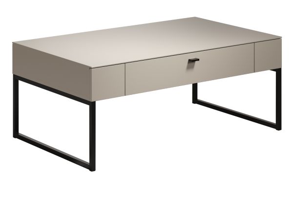 Couchtisch Sao Paulo in Sand Beistelltisch 110 cm, Soft-Close