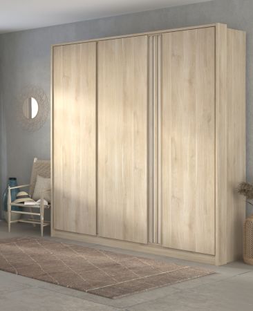 Parisot Schlafzimmer komplett Set Escale28 in Eiche japanisch Bett 180 x 200 cm