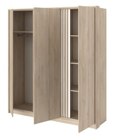 Parisot Schlafzimmer komplett Set Escale28 in Eiche japanisch Bett 180 x 200 cm