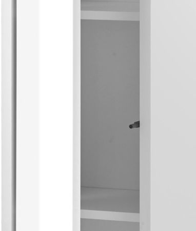 Badezimmer Hochschrank Glide in wei Hochglanz 30 x 119 cm