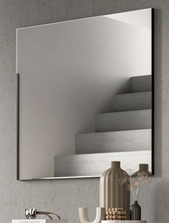 Garderobenspiegel Cooper in grau Wandspiegel 80 cm