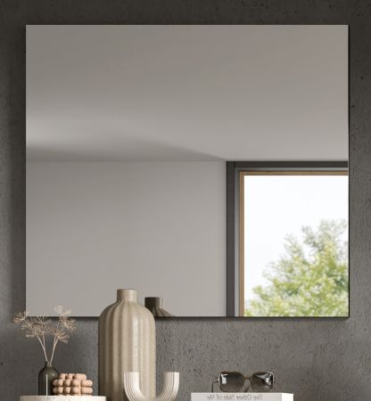 Garderobenspiegel Cooper in grau Wandspiegel 80 cm