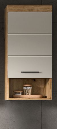 Badezimmer Hngeschrank Shawn in Sand und Evoke Eiche Badschrank hngend 37 x 79 cm