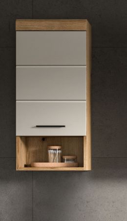 Badezimmer Hngeschrank Shawn in Sand und Evoke Eiche Badschrank hngend 37 x 79 cm