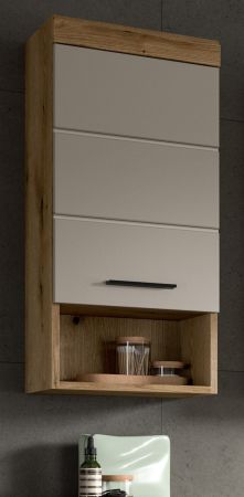 Badezimmer Hngeschrank Shawn in Sand und Evoke Eiche Badschrank hngend 37 x 79 cm