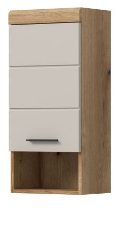 Badezimmer Hngeschrank Shawn in Sand und Evoke Eiche Badschrank hngend 37 x 79 cm