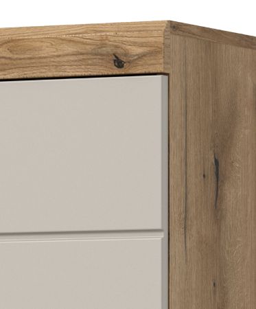Badmbel Set 2-teilig Shawn in Sand und Evoke Eiche Badkombination 60 x 191 cm