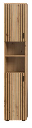 Badezimmer Hochschrank Livia in Artisan Eiche Badschrank 30 x 192 cm
