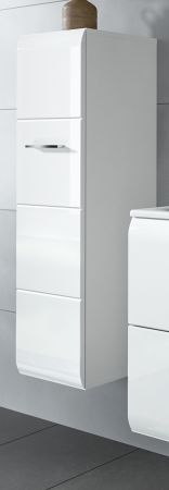 Badezimmer Kommode Cover in wei Hochglanz Badkommode hngend / stehend 30 x 106 cm