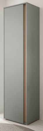 Schuhschrank Center in Salbei Grn und Barista Eiche Flurschrank 50 x 200 cm