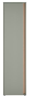 Schuhschrank Center in Salbei Grn und Barista Eiche Flurschrank 50 x 200 cm